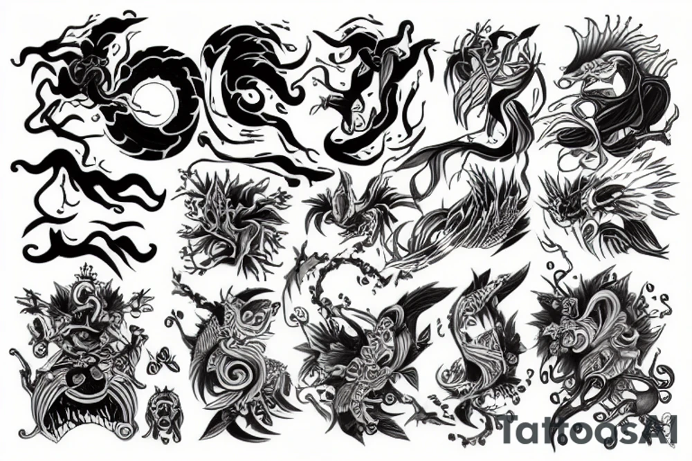 Mythical tattoo idea