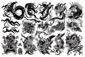 Mythical tattoo idea