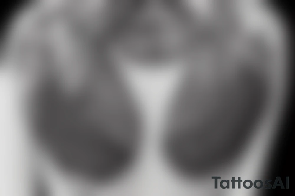 hourglass on a shoulder blade tattoo idea