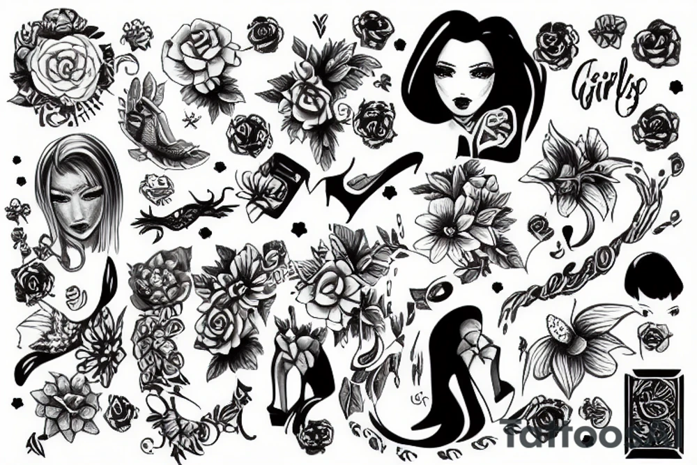 Girls tattoo idea