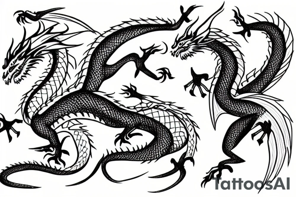 dragon tattoo idea