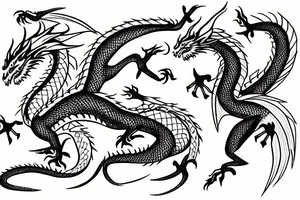 dragon tattoo idea
