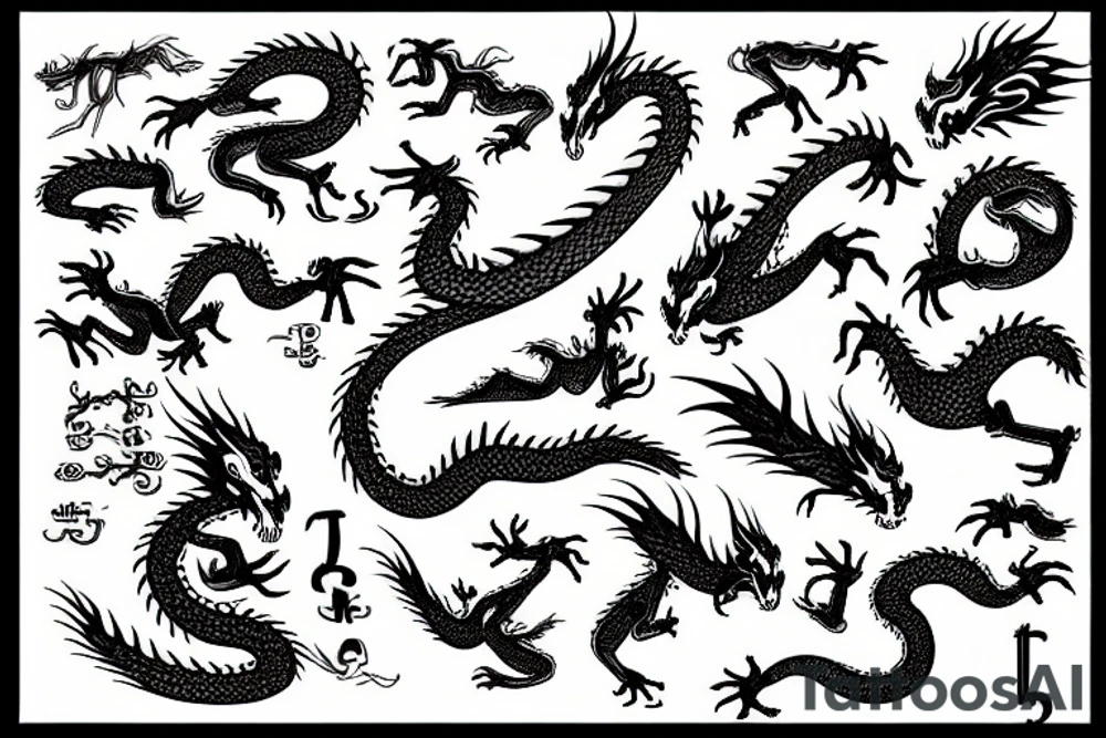 dragon tattoo idea