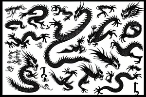 dragon tattoo idea