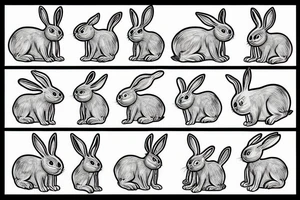 Rabbit tattoo idea