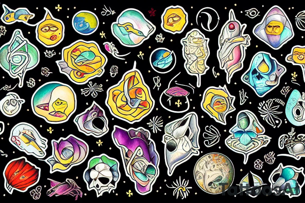cosmos tattoo idea