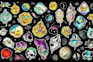 cosmos tattoo idea