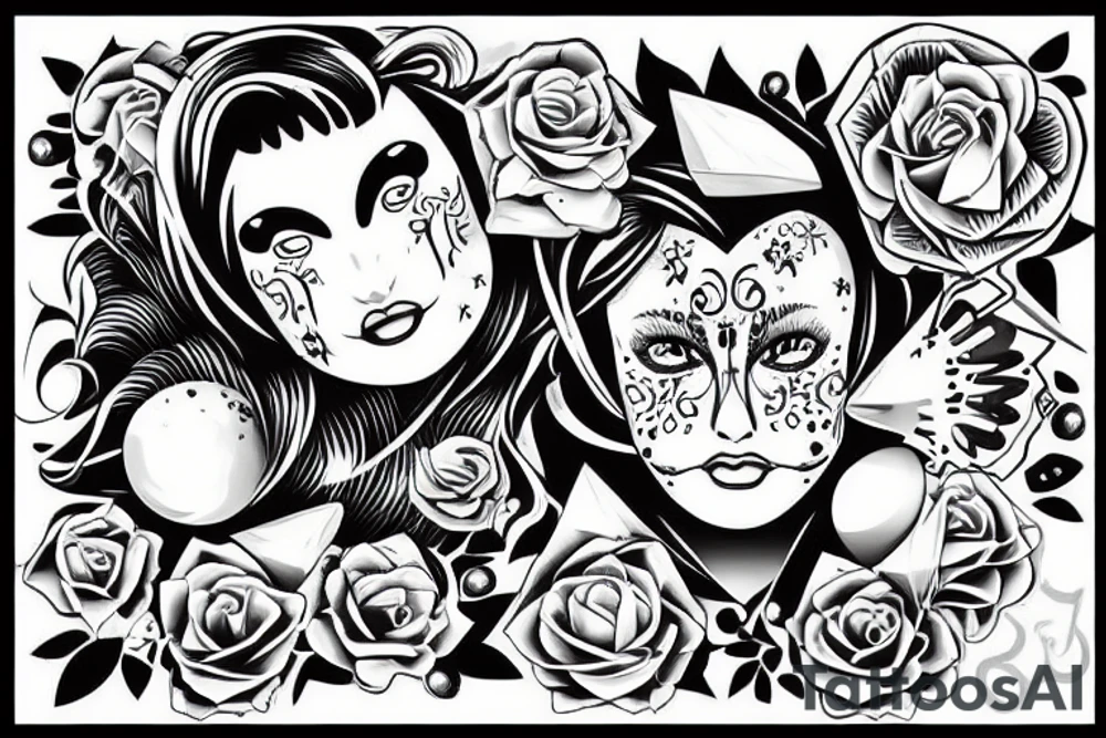 head with space for feelings missing inside tattoo idea