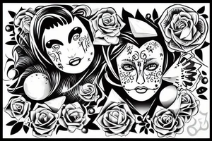 head with space for feelings missing inside tattoo idea