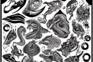 sea with my body being apart of it tattoo idea