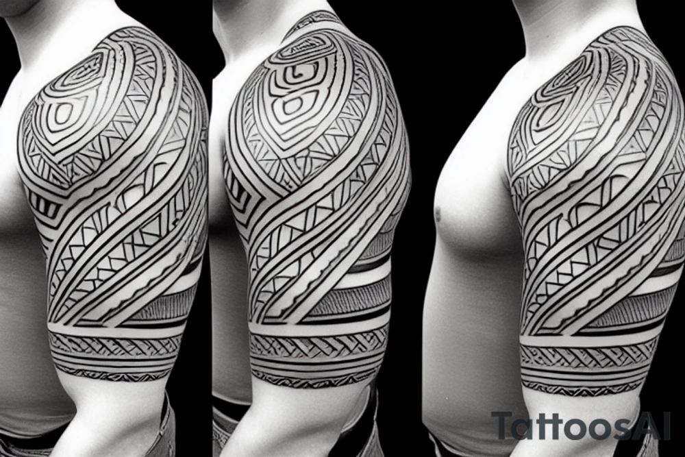 polynesia shoulder tattoo tattoo idea