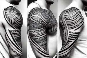polynesia shoulder tattoo tattoo idea