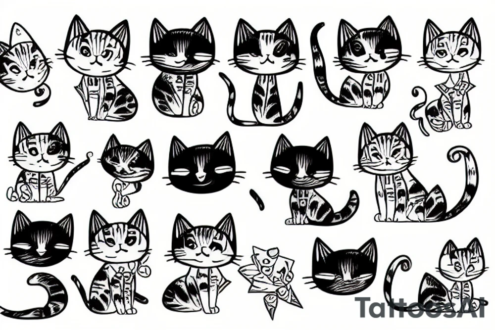 Kitty tattoo idea