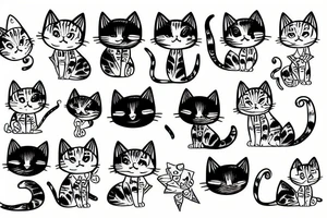 Kitty tattoo idea