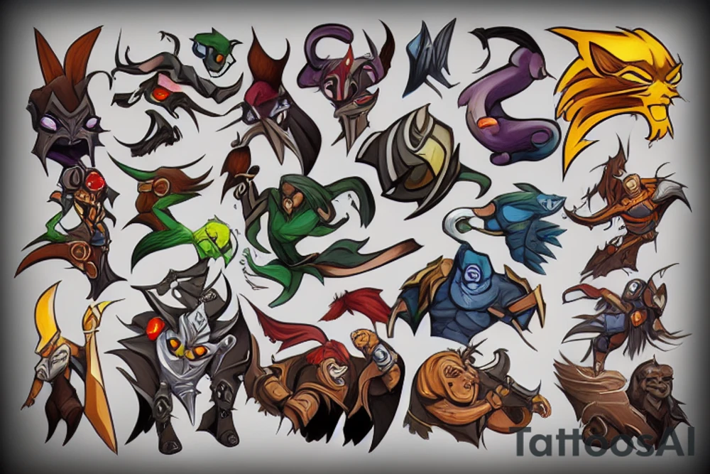 Dota 2 tattoo idea