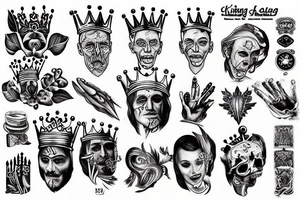 King, agrees tattoo idea