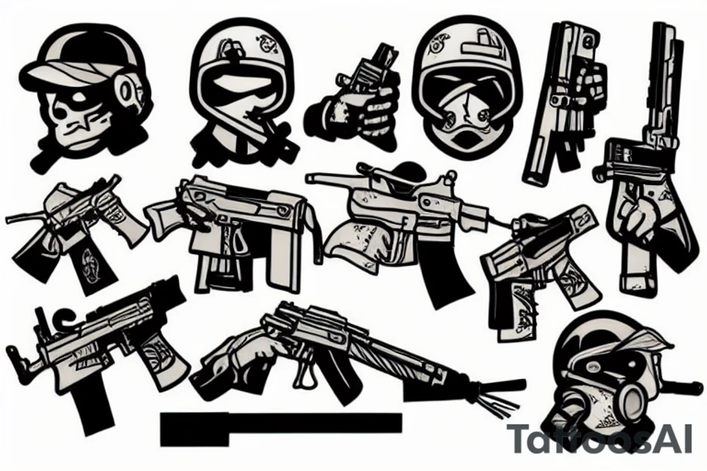 CS GO tattoo idea