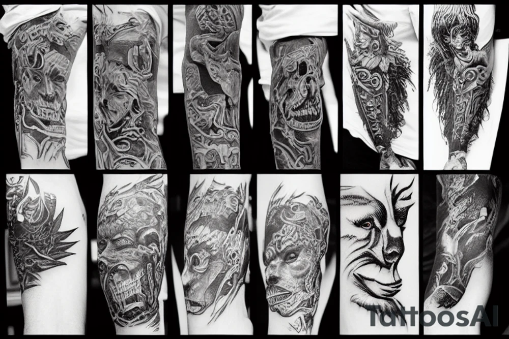 King, Agressive tattoo idea