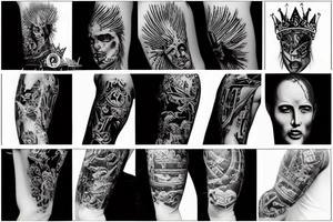 King, Agressive tattoo idea