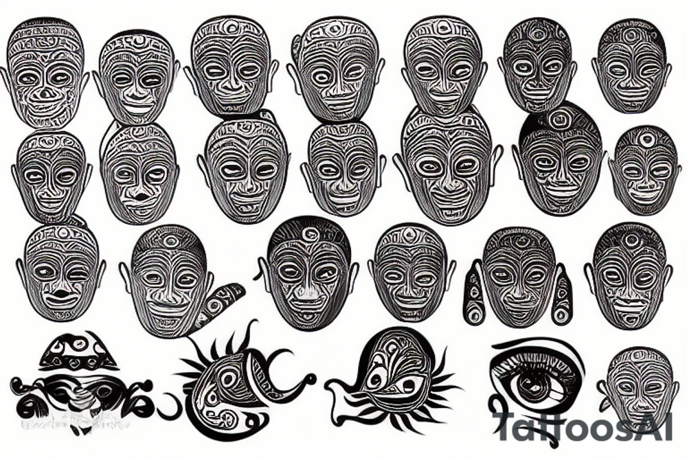 Eye of budda tattoo idea