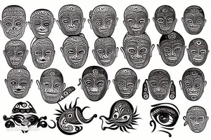 Eye of budda tattoo idea