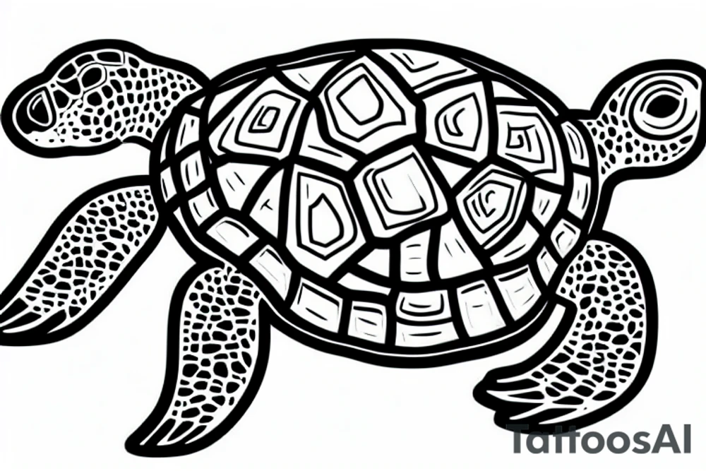 Turtle. tattoo idea