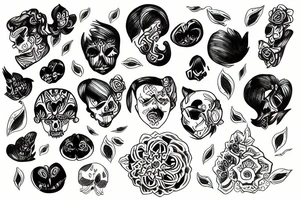 Tushy tattoo idea