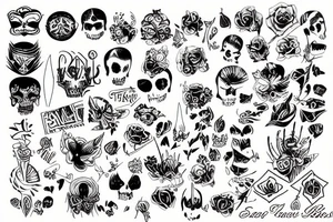 Tushy tattoo idea