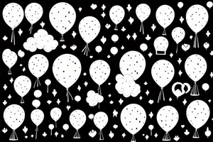 Girl with balloon tattoo idea