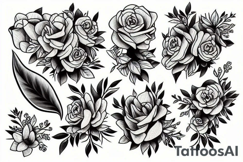 Hortensias tattoo idea