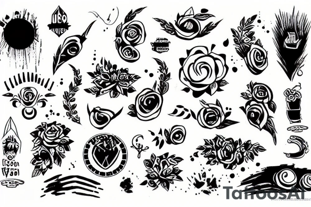 Дьявол с открытым ртом tattoo idea
