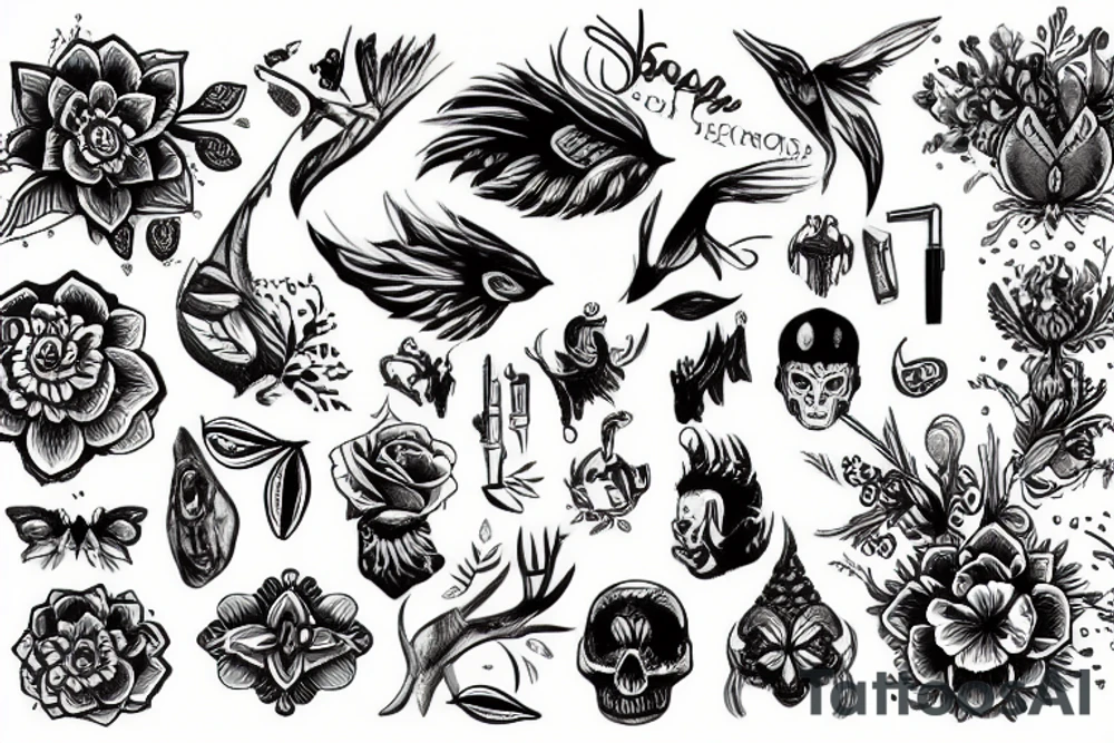 Звезда tattoo idea