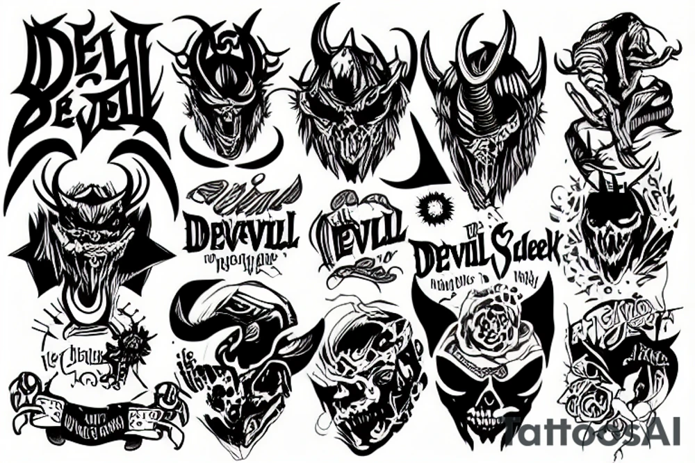 the devil doesn't sleep tattoo idea
