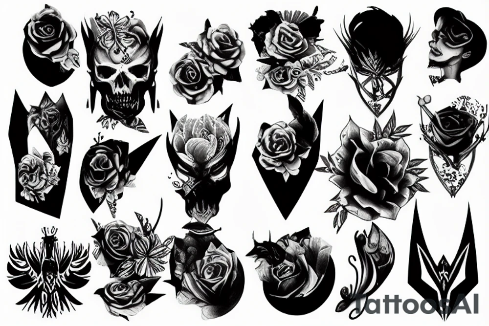 sharp blade tattoo idea