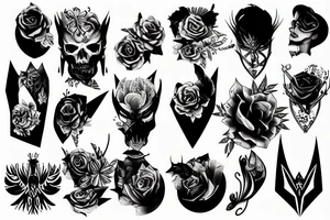 sharp blade tattoo idea