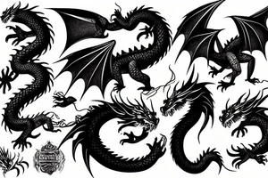 dragon tattoo idea