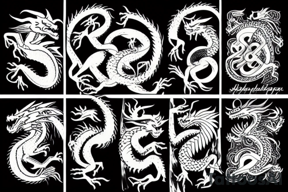 dragon tattoo idea