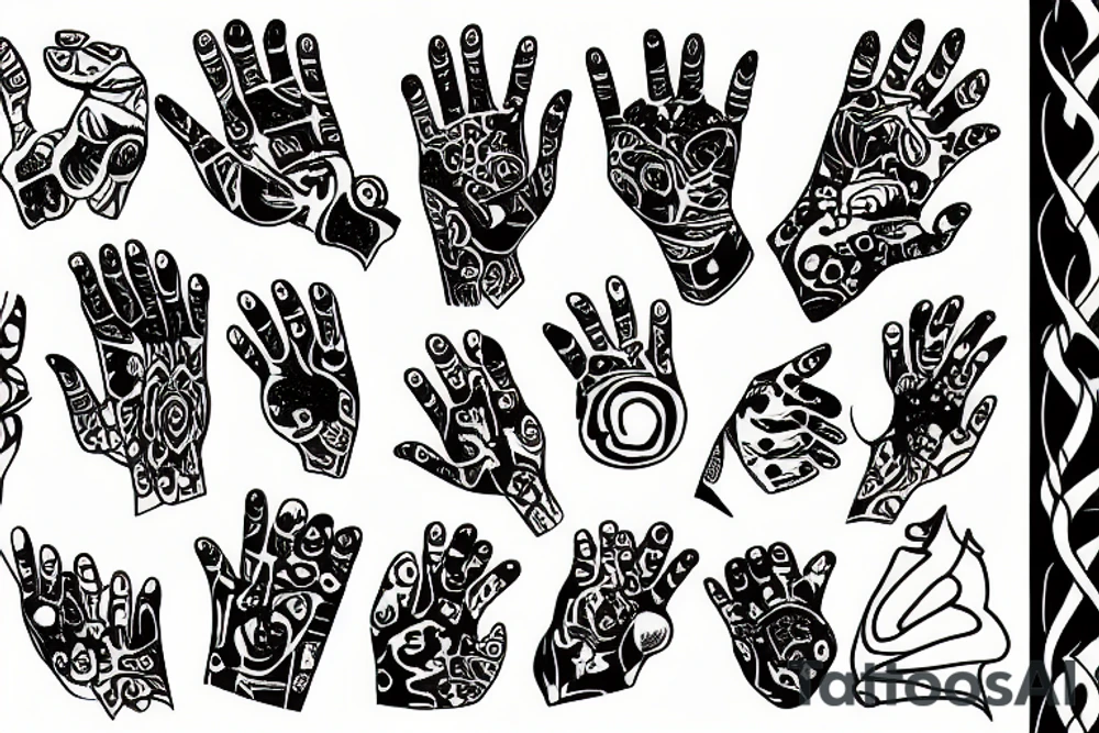 Inside finger tattoo idea