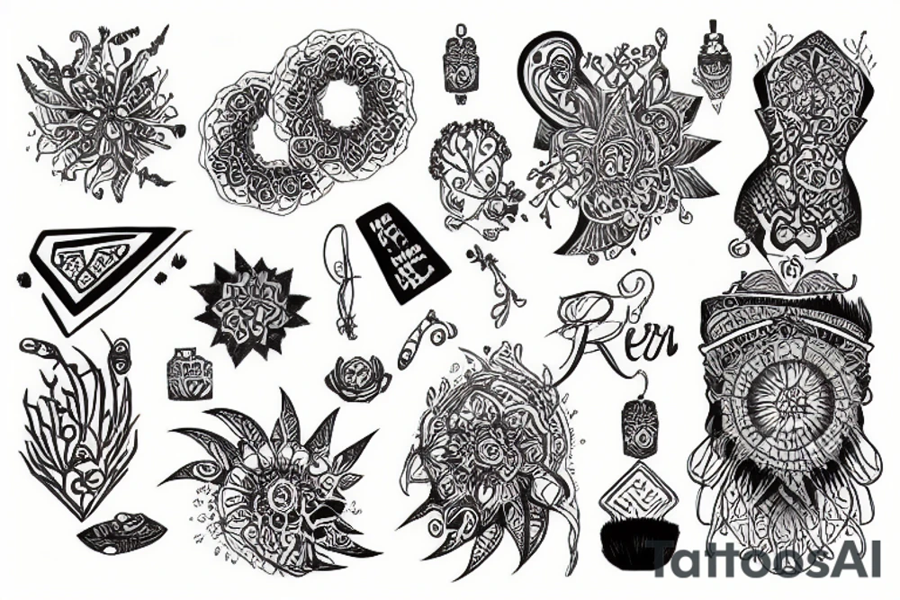 Berber tattoo idea