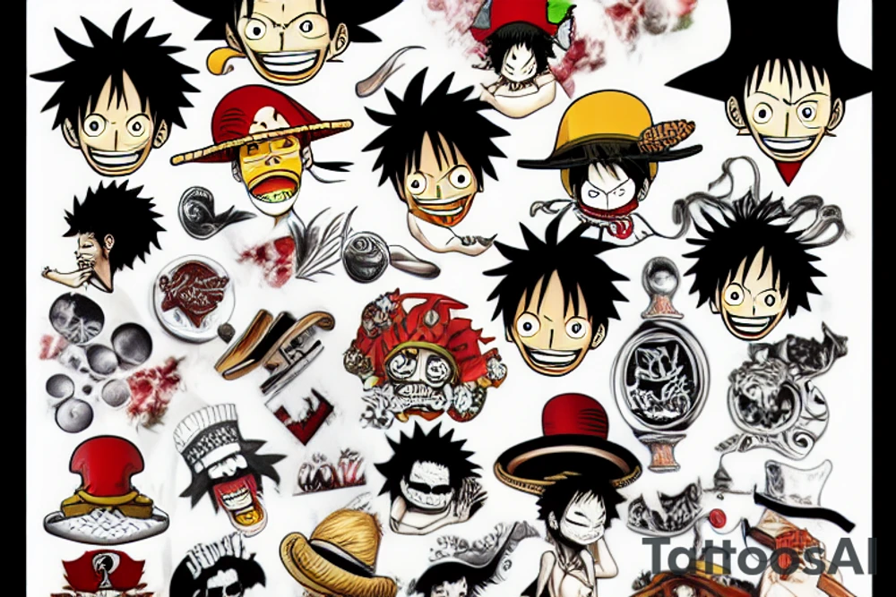 luffy tattoo idea