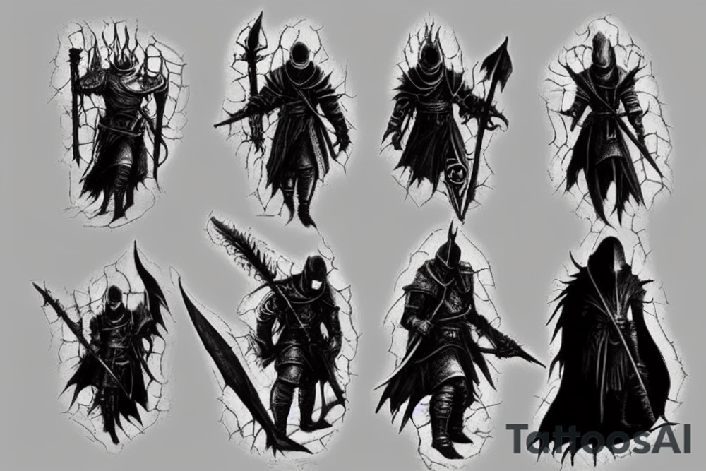 Dark souls I, Dark souls II, Dark souls III tattoo idea