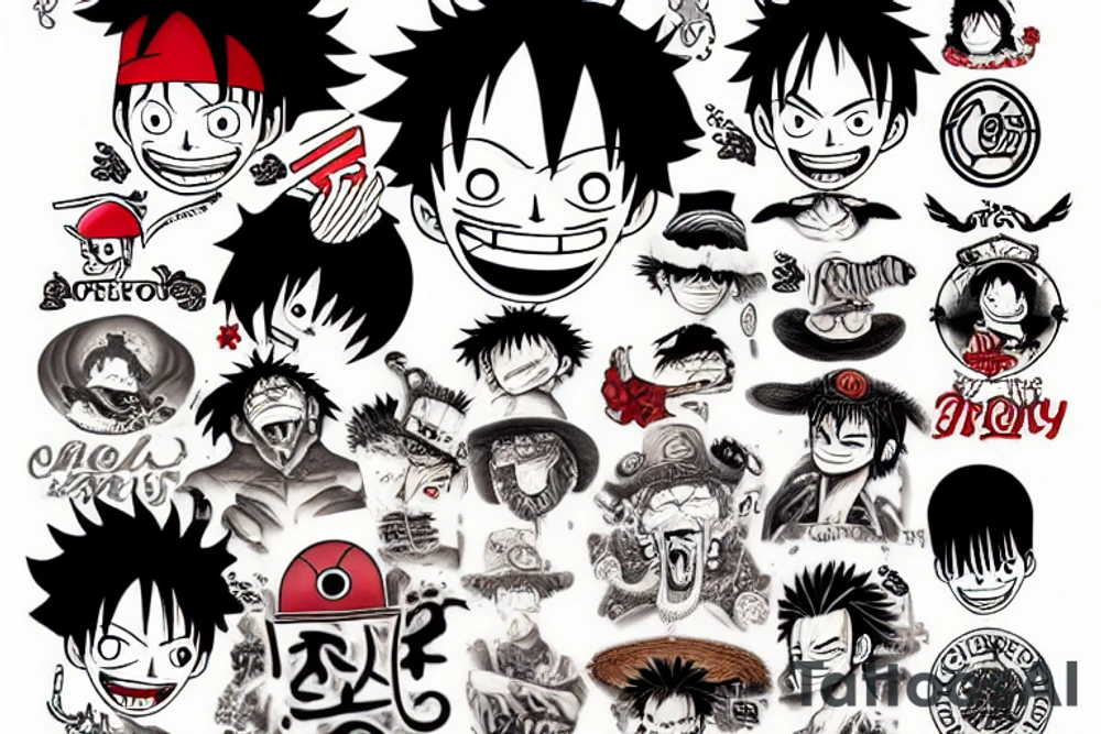 luffy tattoo idea
