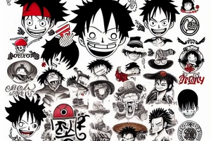luffy tattoo idea