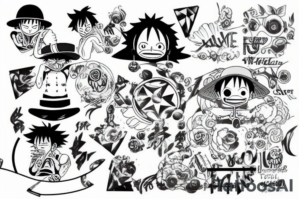 luffy tattoo idea