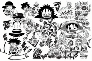 luffy tattoo idea