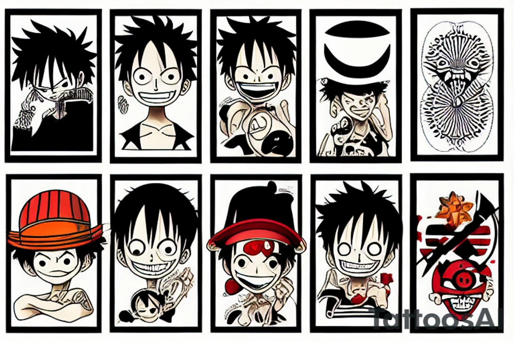 luffy tattoo idea