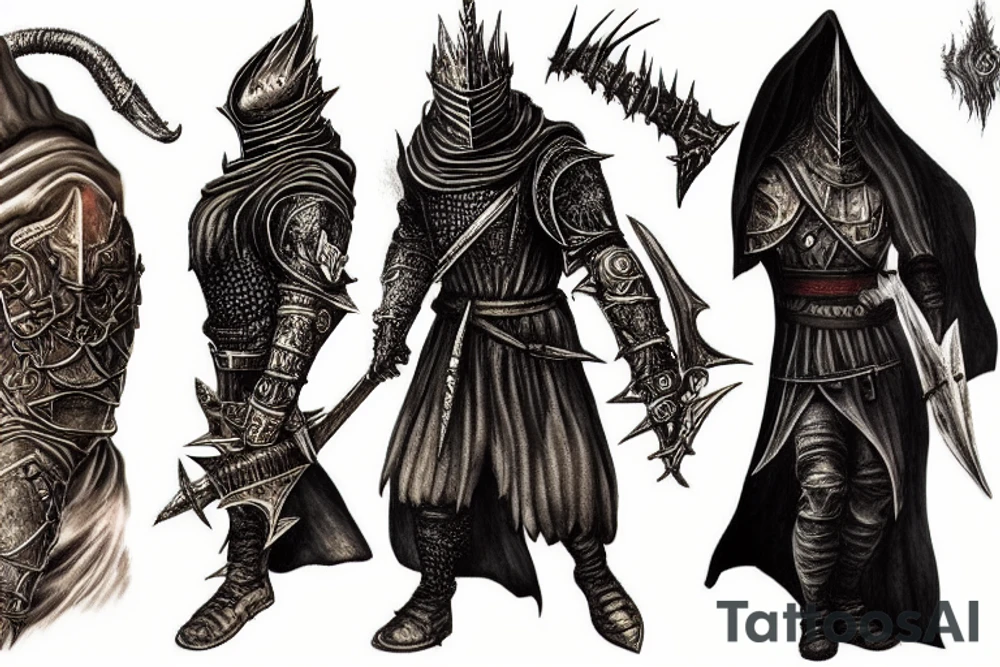 Dark souls I, Dark souls II, Dark souls III tattoo idea