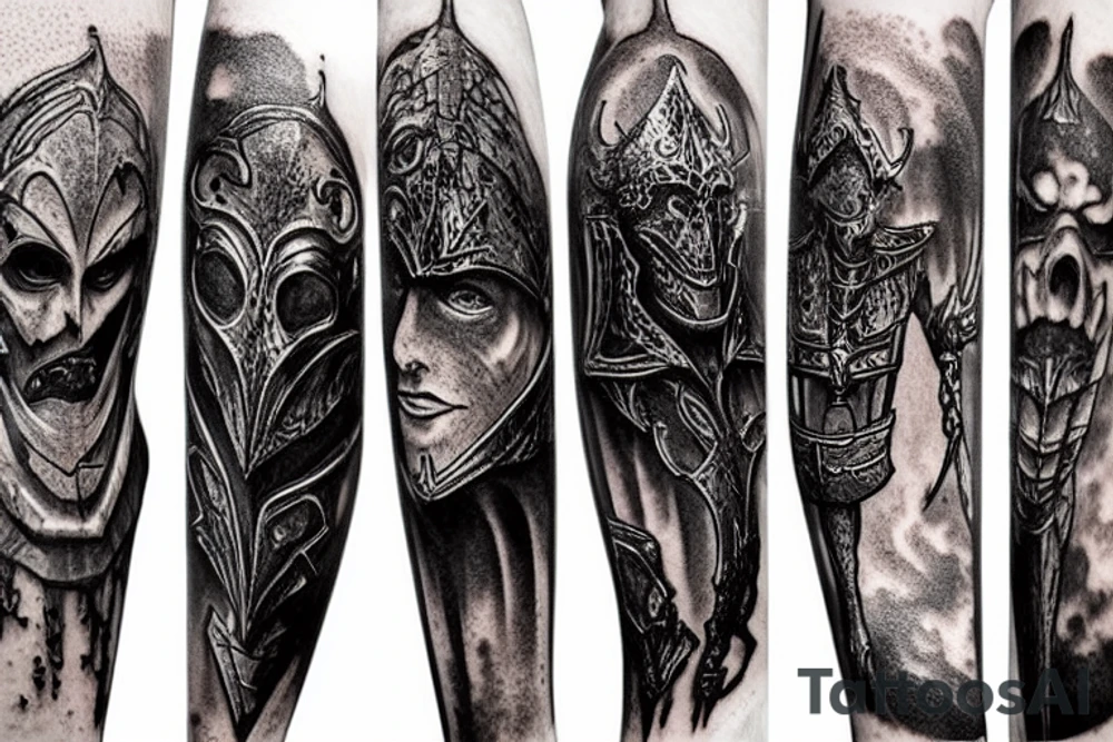 Dark souls I, Dark souls II, Dark souls III tattoo idea