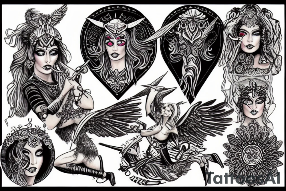 Valkyrie tattoo idea