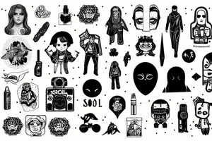 Pixel label "Solo" tattoo idea
